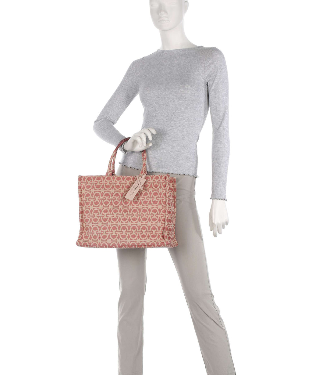 Coccinelle Never Without Bag Winter Monogram Handbag multicolour/brandy