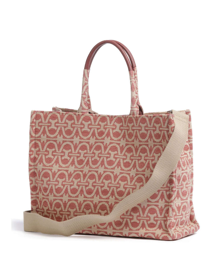 Coccinelle Never Without Bag Winter Monogram Handbag multicolour/brandy
