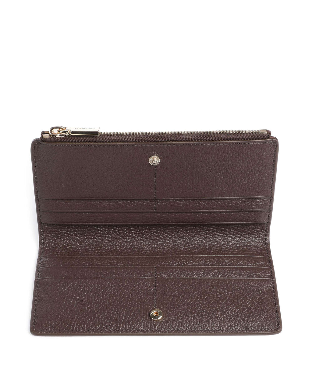 Coccinelle Metallic Soft Wallet fondant brown