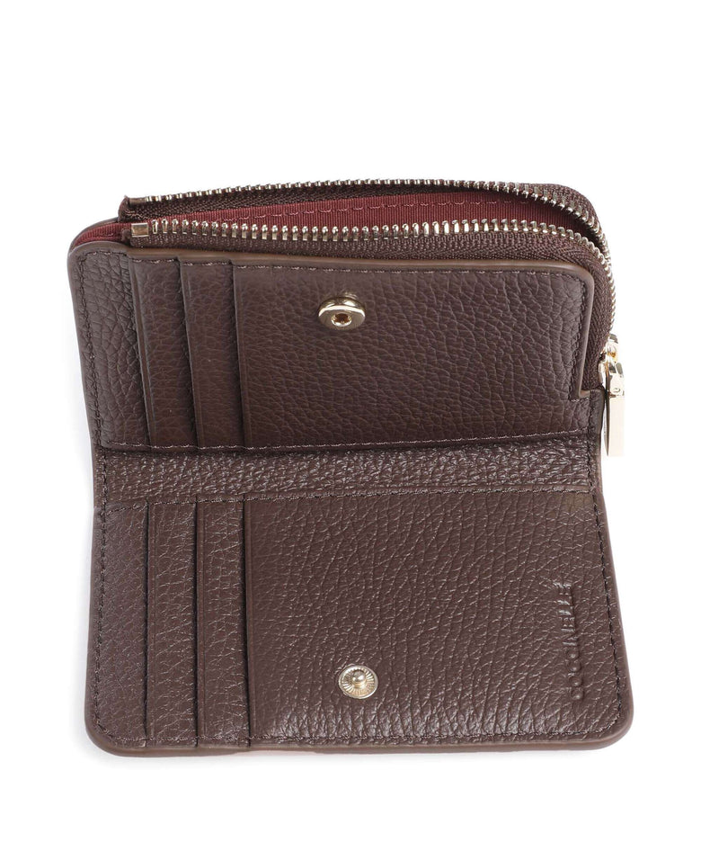 Coccinelle Metallic Soft Wallet fondant brown
