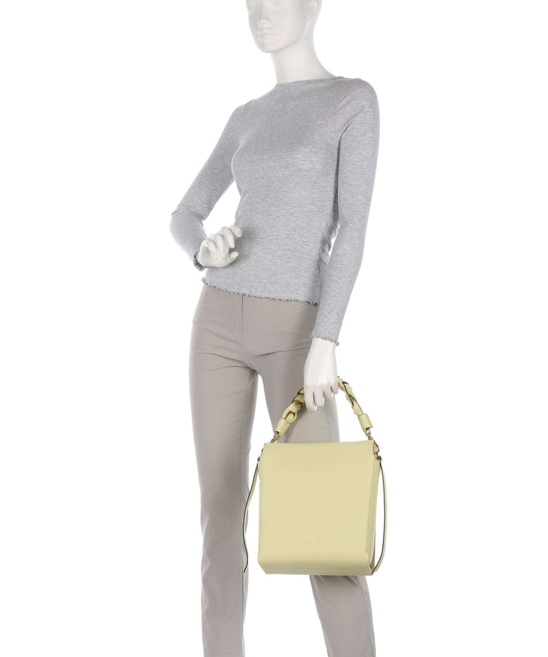 Coccinelle Boheme Grana Double Handbag lime wash/powder pink
