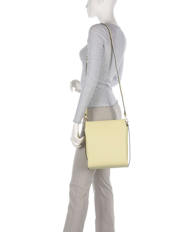 Coccinelle Boheme Grana Double Handbag lime wash/powder pink