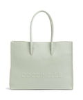 Coccinelle Myrtha Maxi Logo Tote bag celadon green