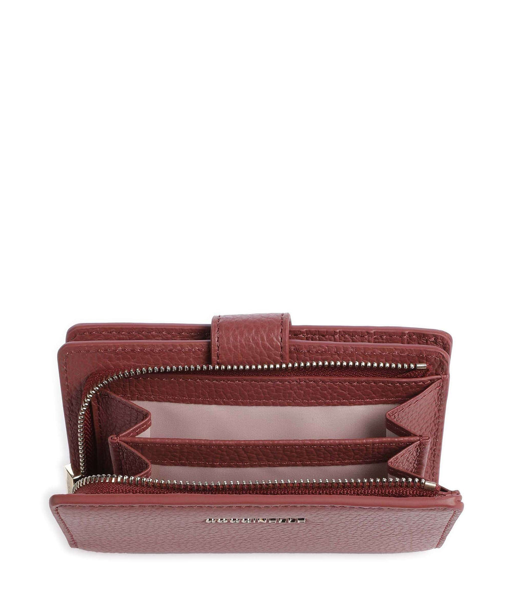 Coccinelle Metallic Soft Wallet brandy