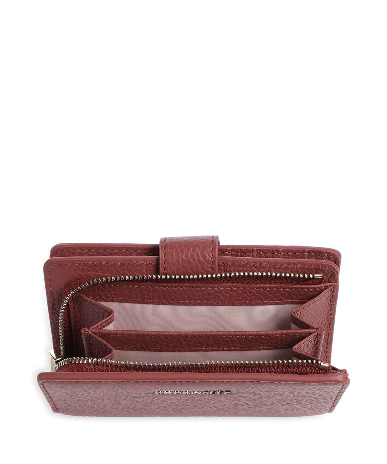 Coccinelle Metallic Soft Wallet brandy