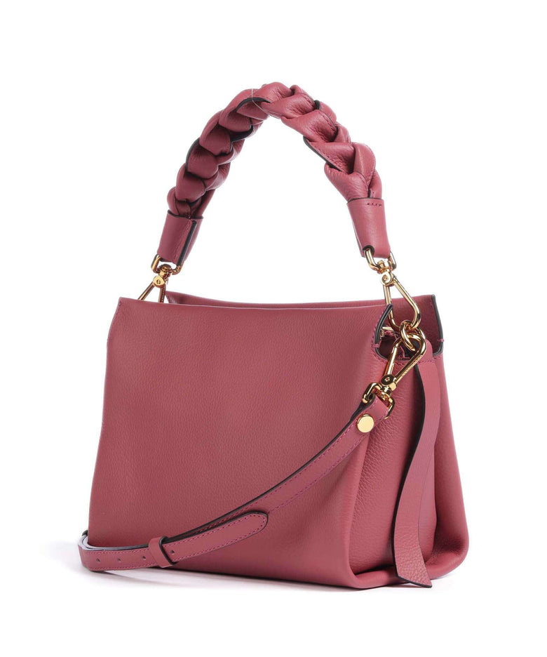 Coccinelle Boheme Grana Double Handbag rosewood/brandy