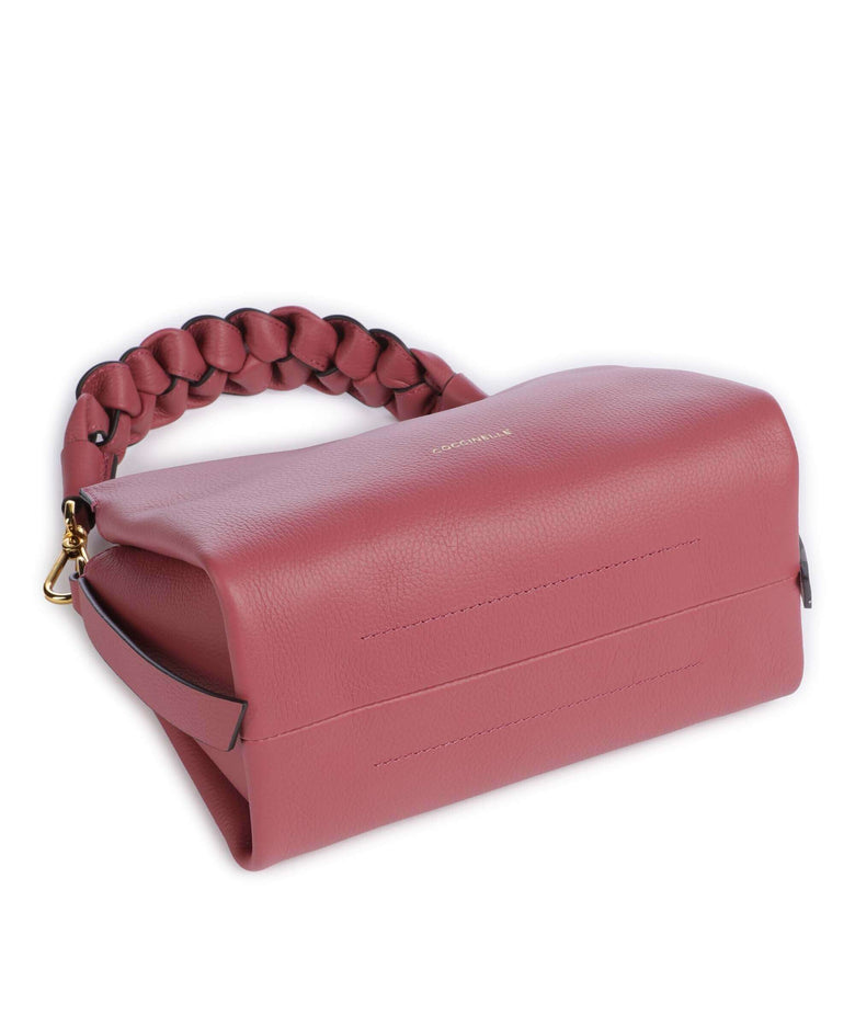 Coccinelle Boheme Grana Double Handbag rosewood/brandy