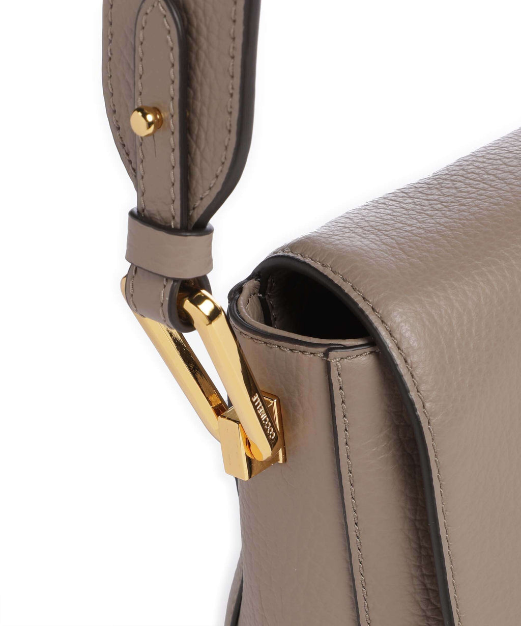 Coccinelle Liya Signature Crossbody bag warm taupe