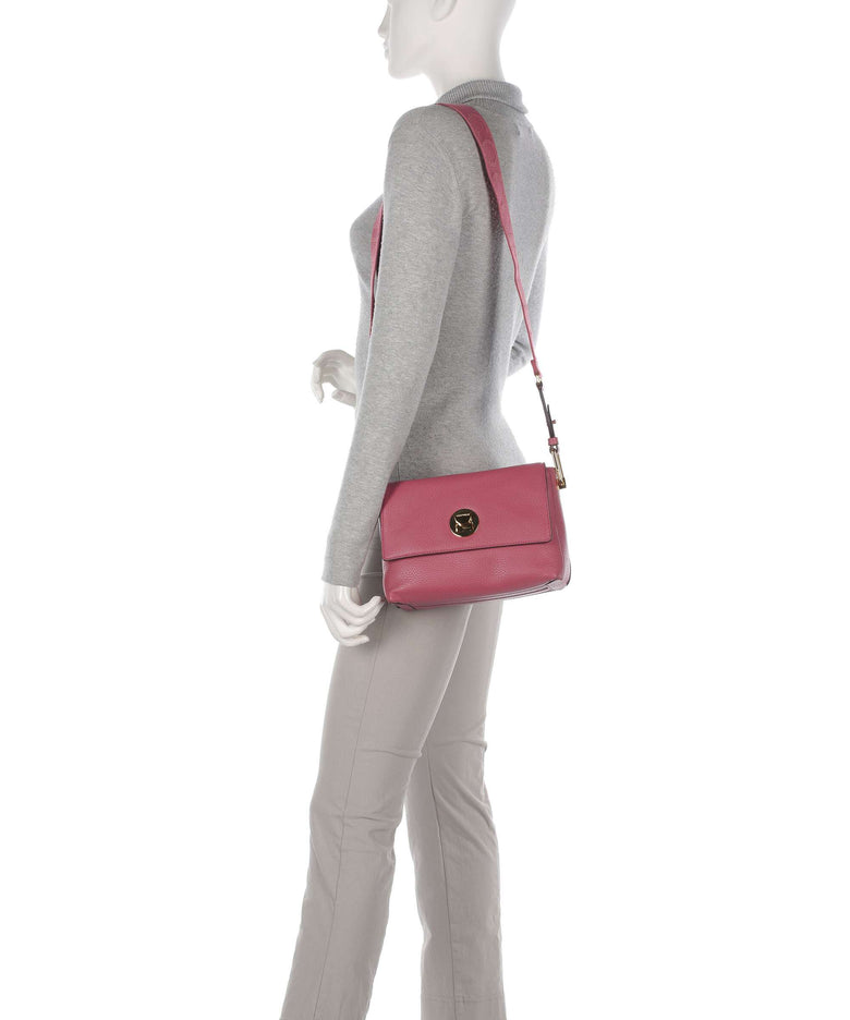 Coccinelle Liya Signature Crossbody bag rosewood