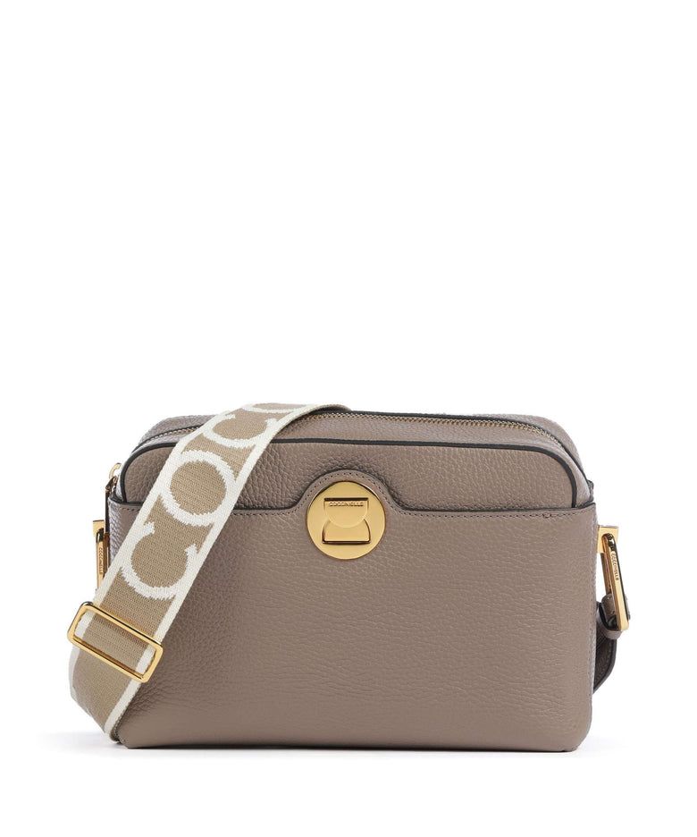 Coccinelle Liya Signature Crossbody bag warm taupe