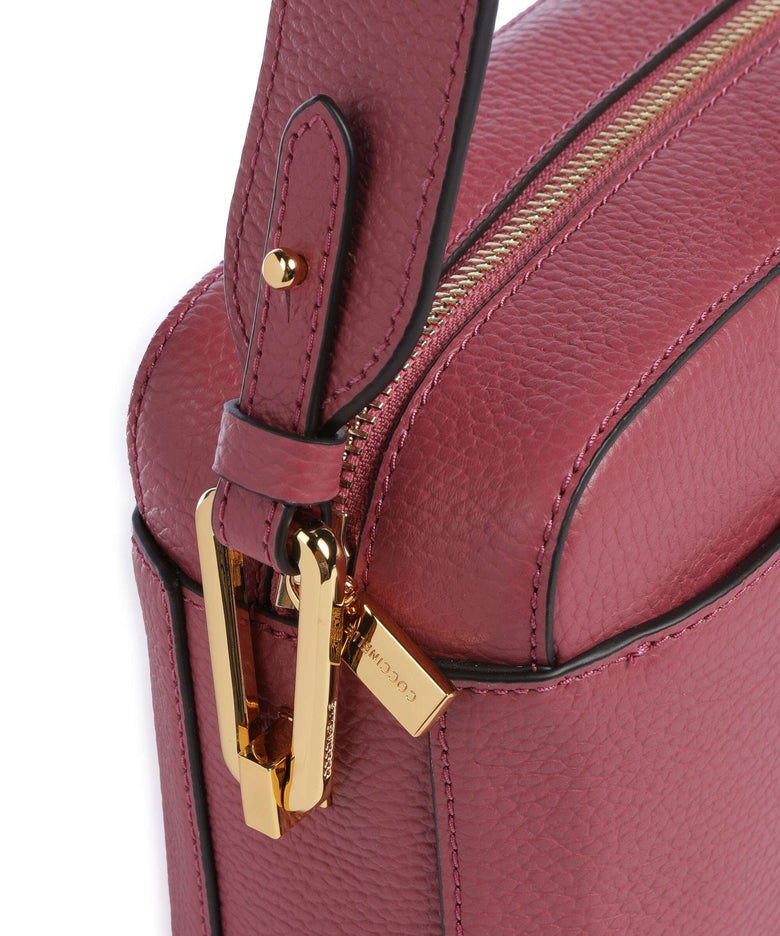Coccinelle Liya Signature Crossbody bag rosewood