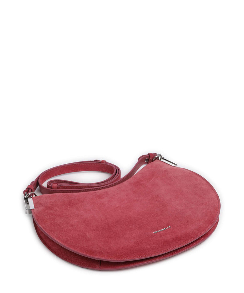 Coccinelle Sunup Suede Hobo bag rosewood