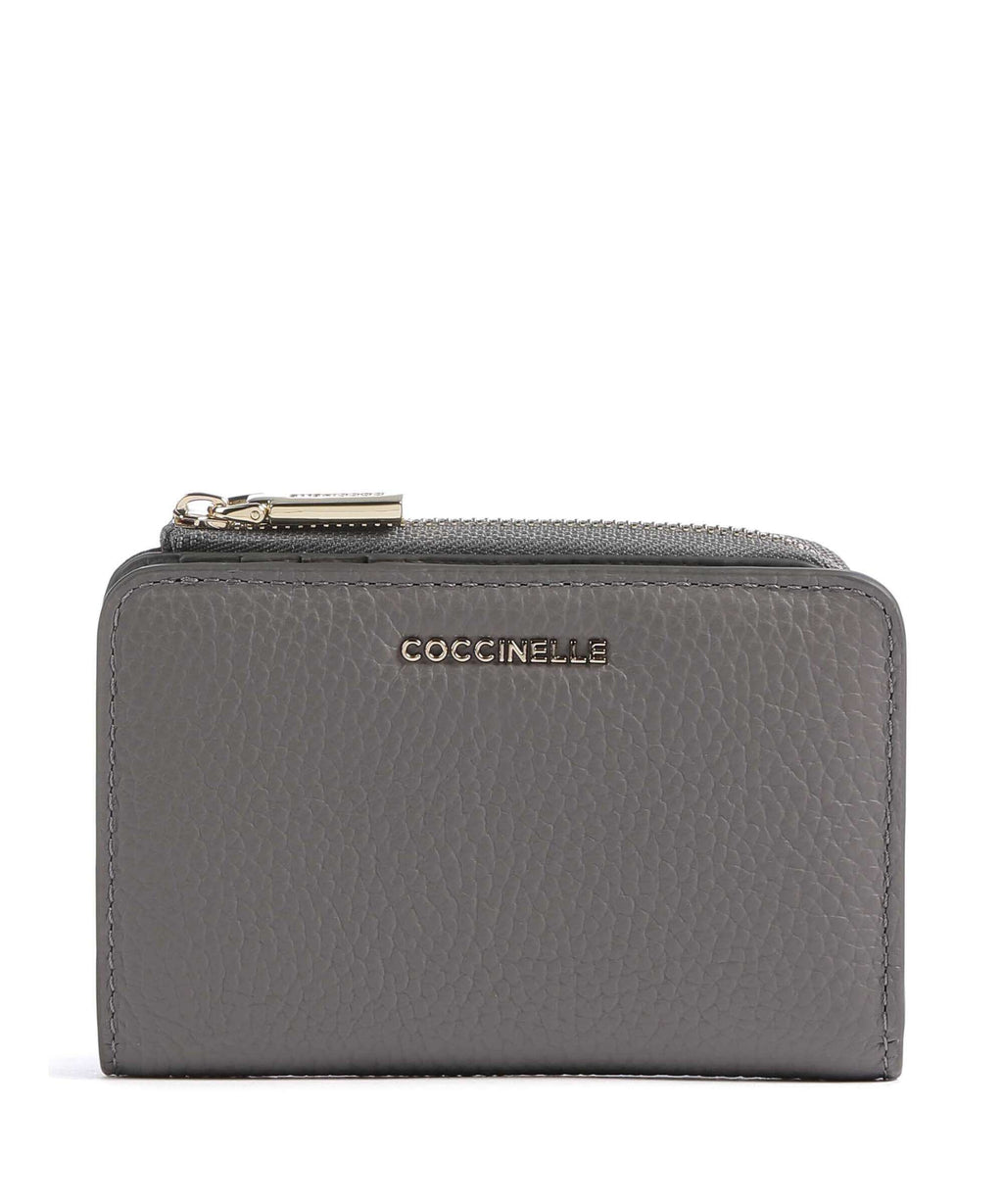 Coccinelle Metallic Soft Wallet grafite