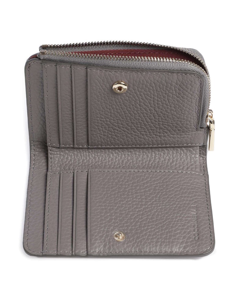Coccinelle Metallic Soft Wallet grafite