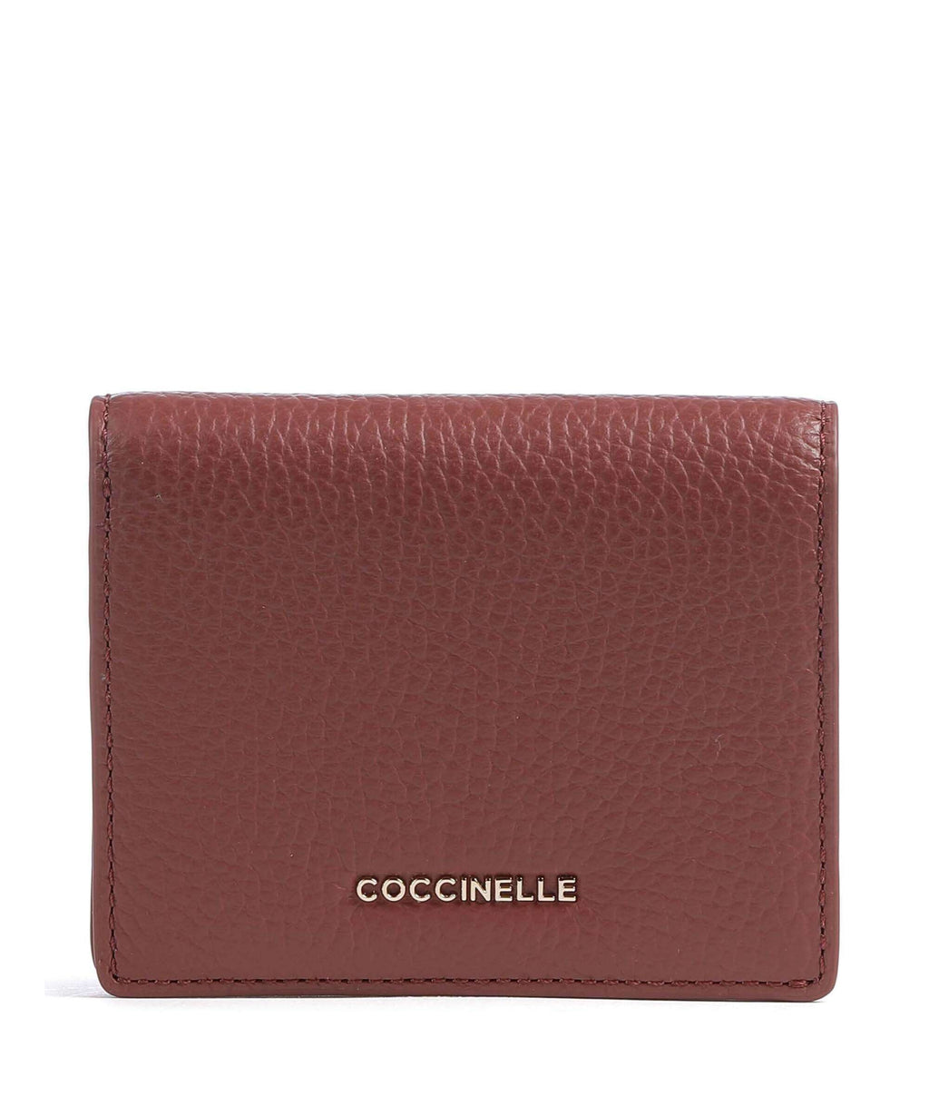 Coccinelle Metallic Soft Wallet brandy