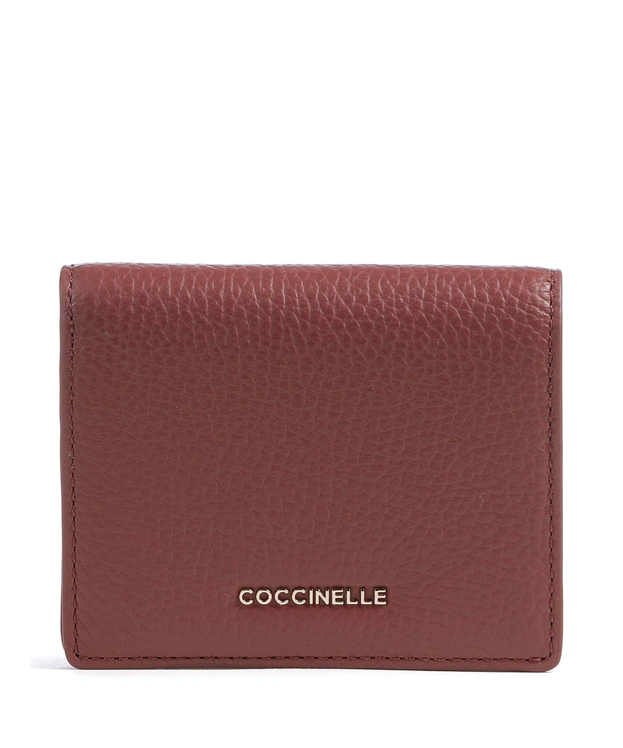 Coccinelle Metallic Soft Wallet brandy