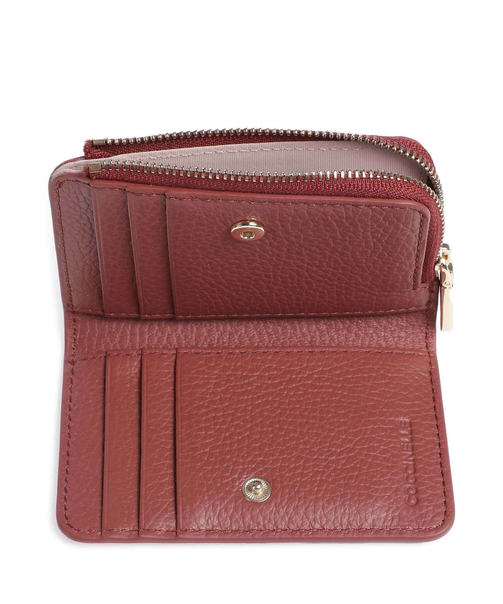 Coccinelle Metallic Soft Wallet brandy