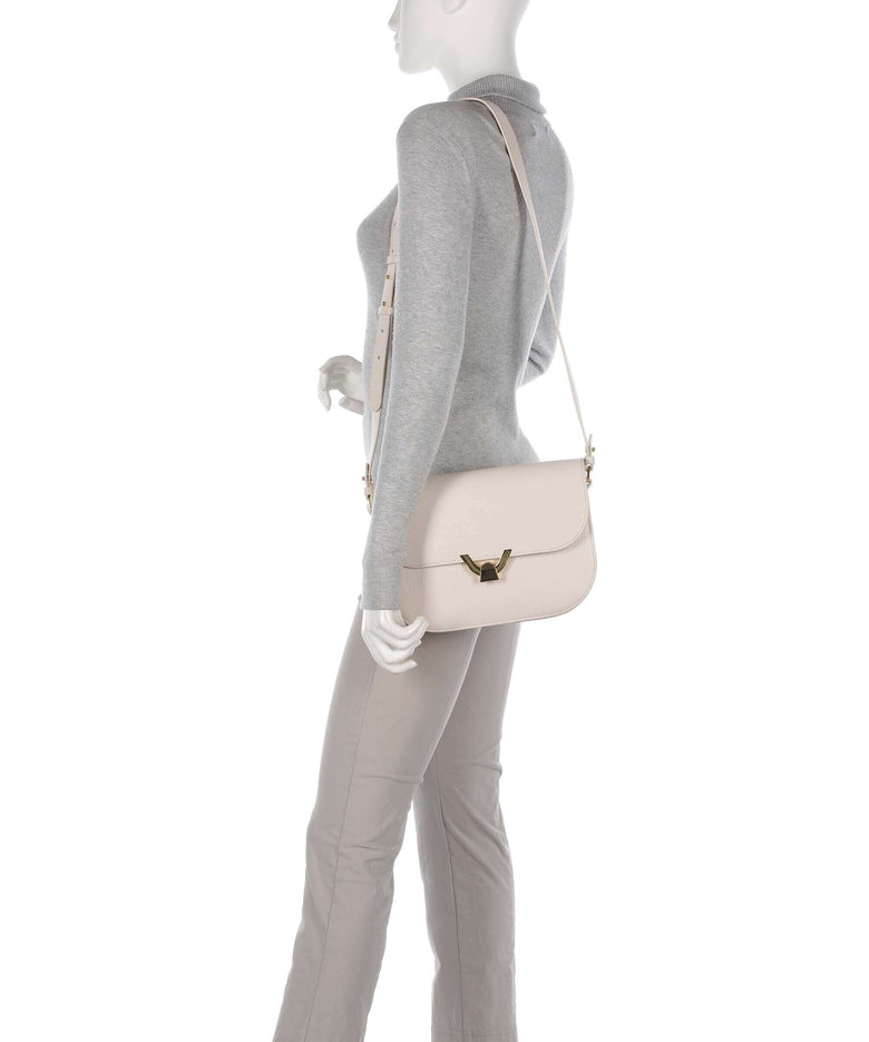 Coccinelle Dew Shoulder bag lambskin white