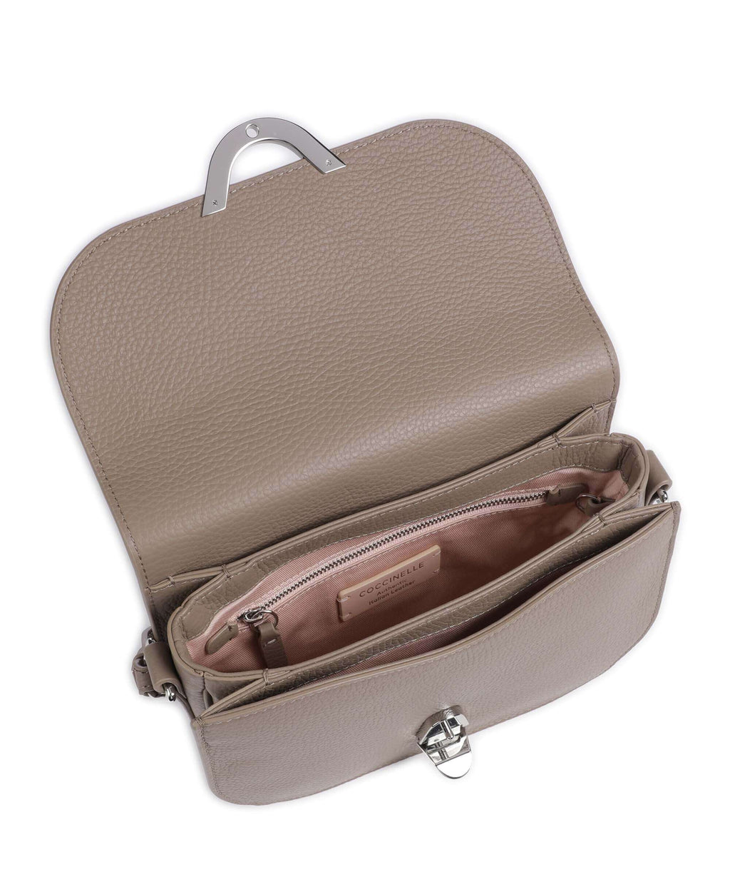 Coccinelle Dew Crossbody bag warm taupe