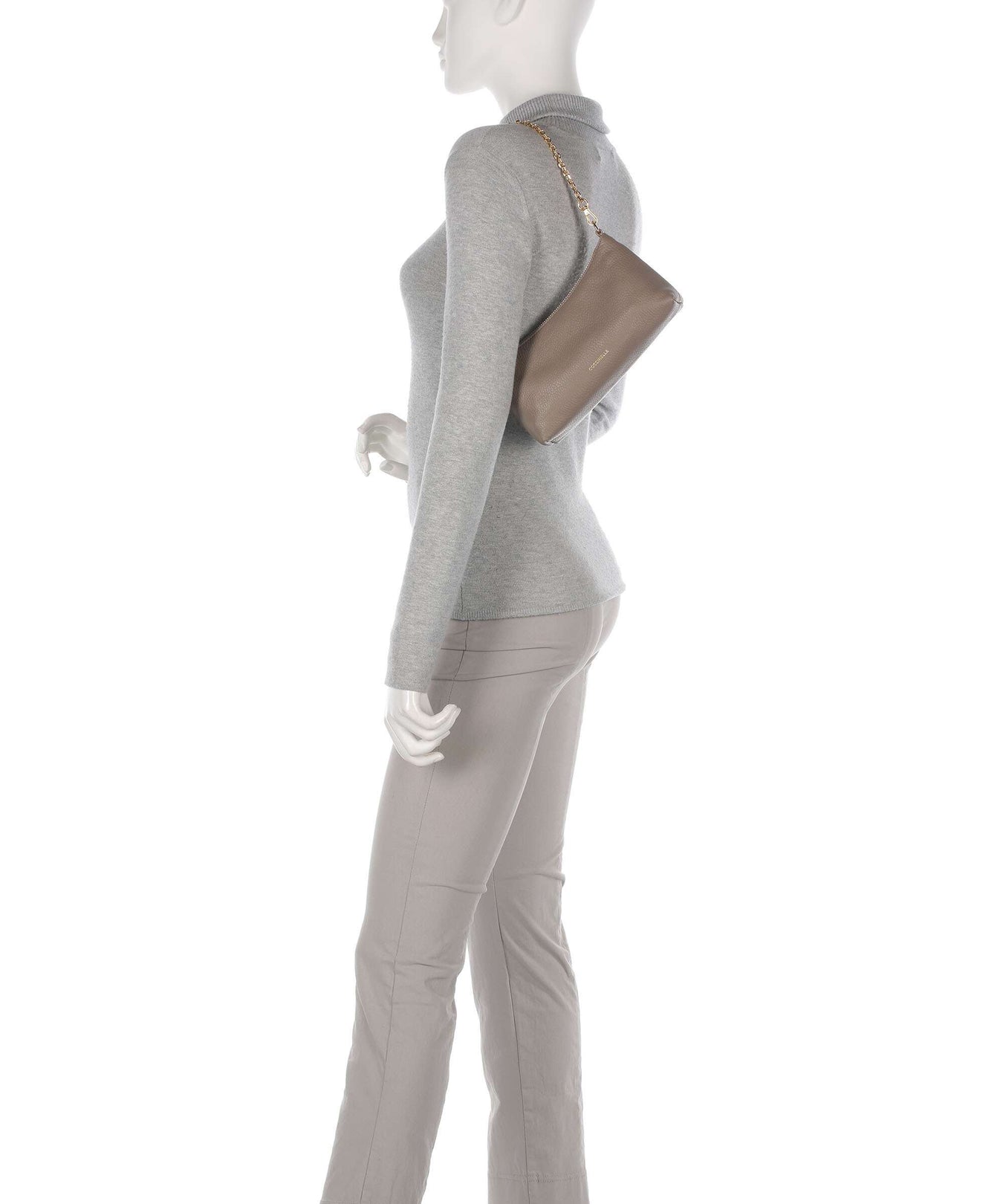 Coccinelle Aura Shoulder bag warm taupe