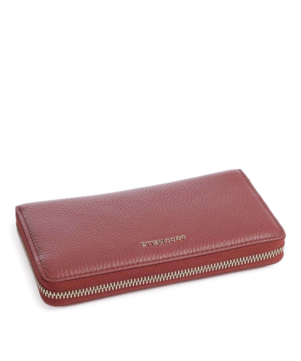 Coccinelle Metallic Soft Wallet brandy