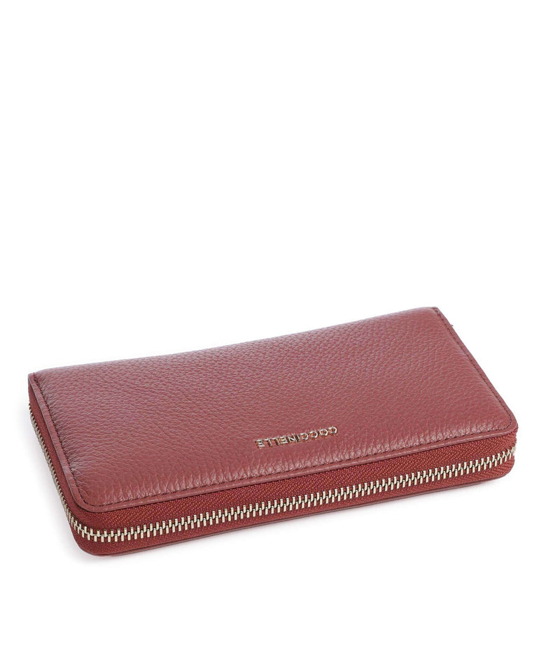 Coccinelle Metallic Soft Wallet brandy