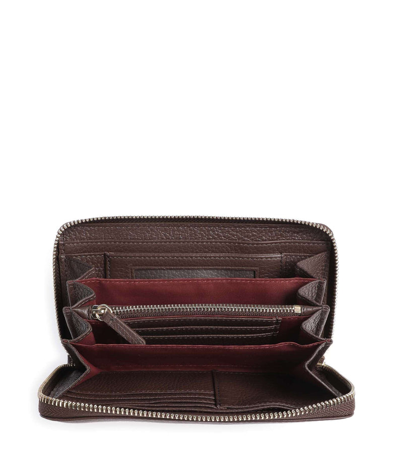 Coccinelle Metallic Soft Wallet fondant brown