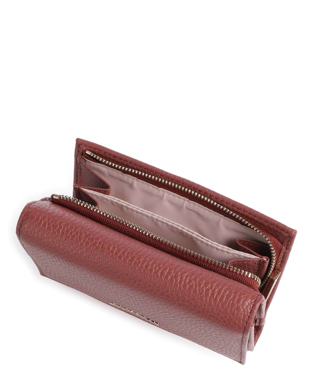 Coccinelle Metallic Soft Wallet brandy