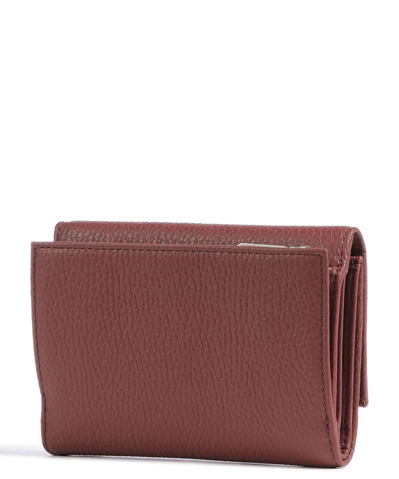 Coccinelle Metallic Soft Wallet brandy