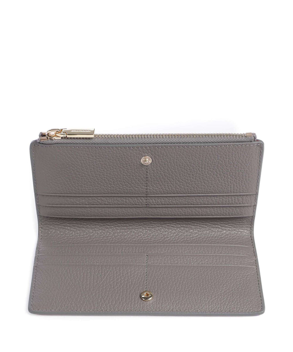 Coccinelle Metallic Soft Wallet grafite