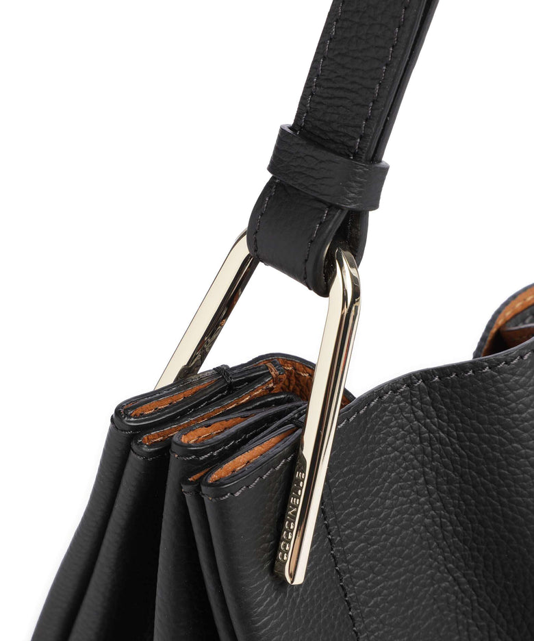 Coccinelle Wallace Hobo bag noir/cuir