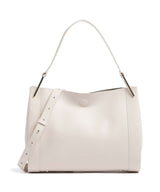 Coccinelle Wallace Borsa a spalla lambskin white/laurel green