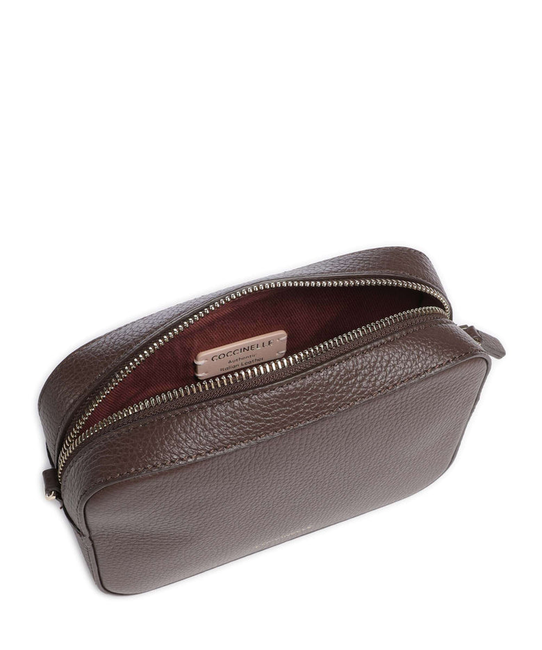 Coccinelle Tebe Crossbody bag fondant brown