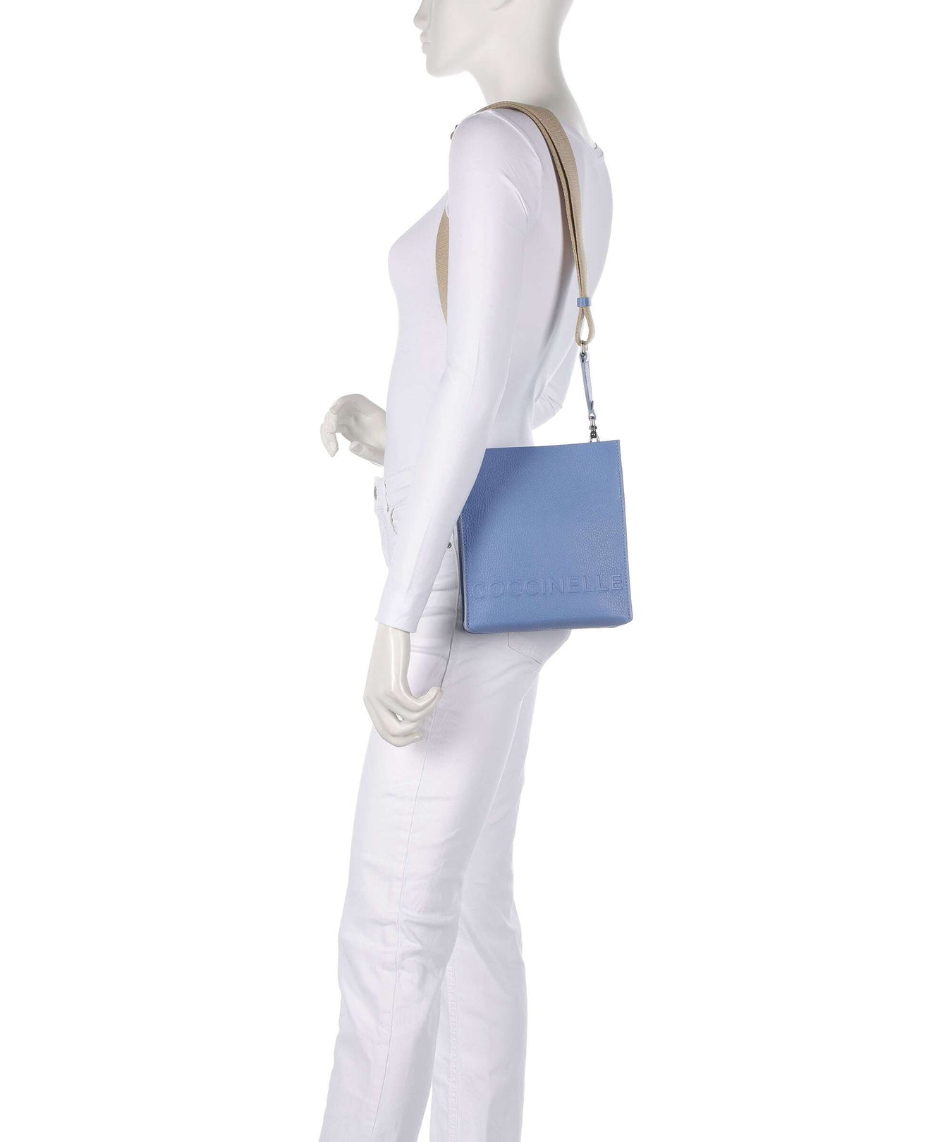 Coccinelle Myrtha Maxi Logo Crossbody bag azul