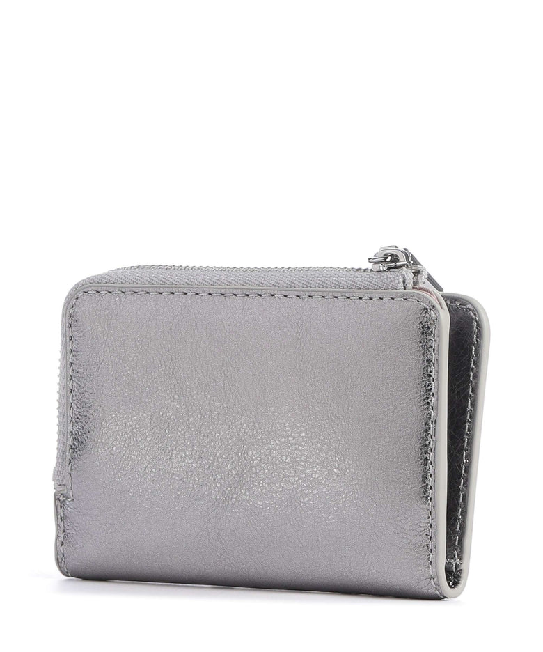 Coccinelle Metallic Smooth Metal Wallet silver