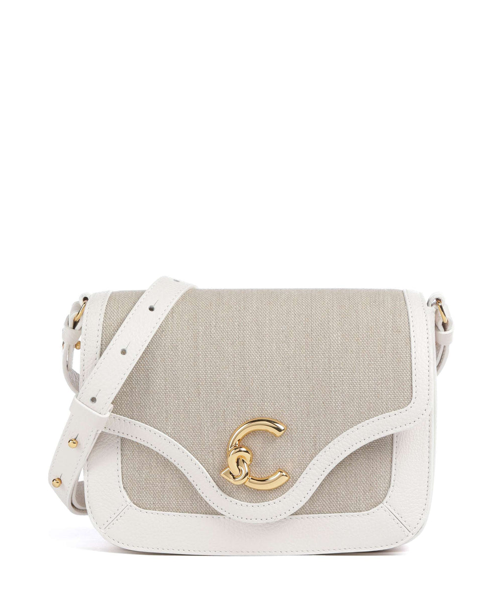 Coccinelle C-Me Crossbody bag natural/blanco