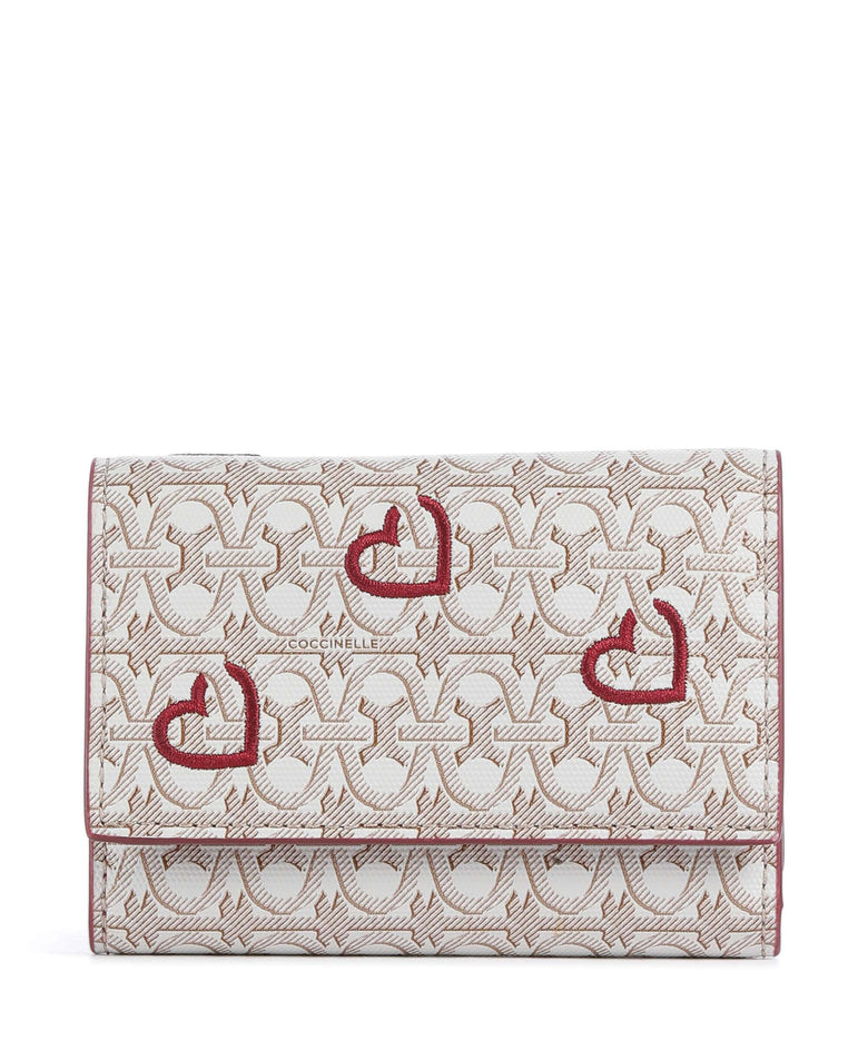 Coccinelle Metallic San Valentino Wallet multicolour/blanco/sangria
