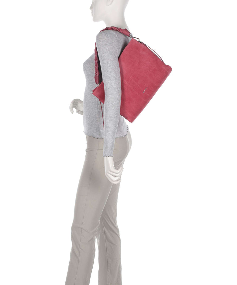 Coccinelle Boheme Suede Hobo bag rosewood