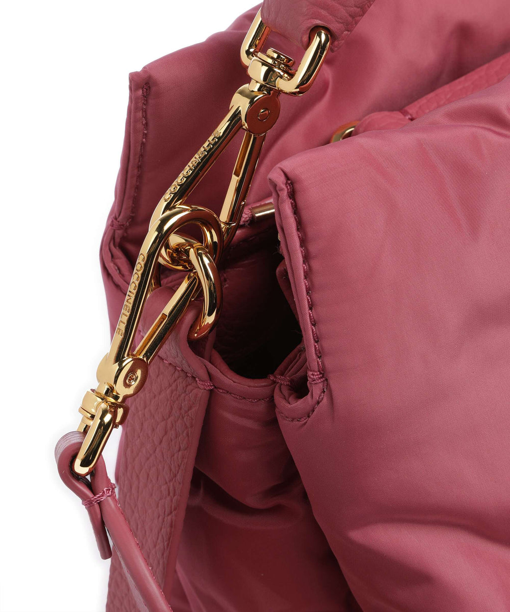 Coccinelle Boheme Puffy Nylon Shoulder bag rosewood