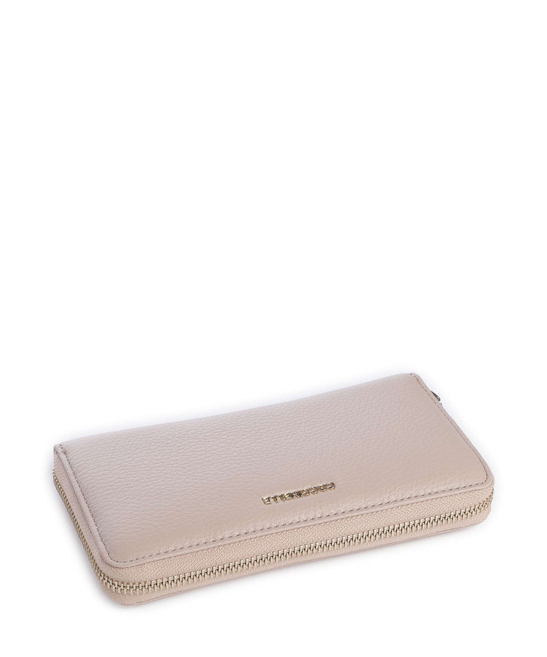 Coccinelle Metallic Soft Wallet rosette