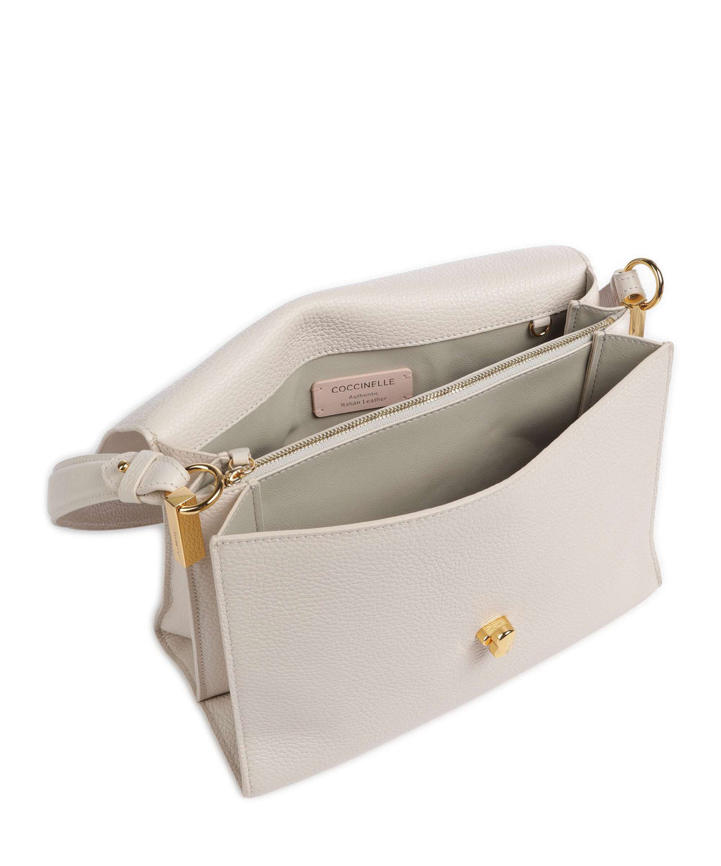 Coccinelle Binxie Shoulder bag lambskin white
