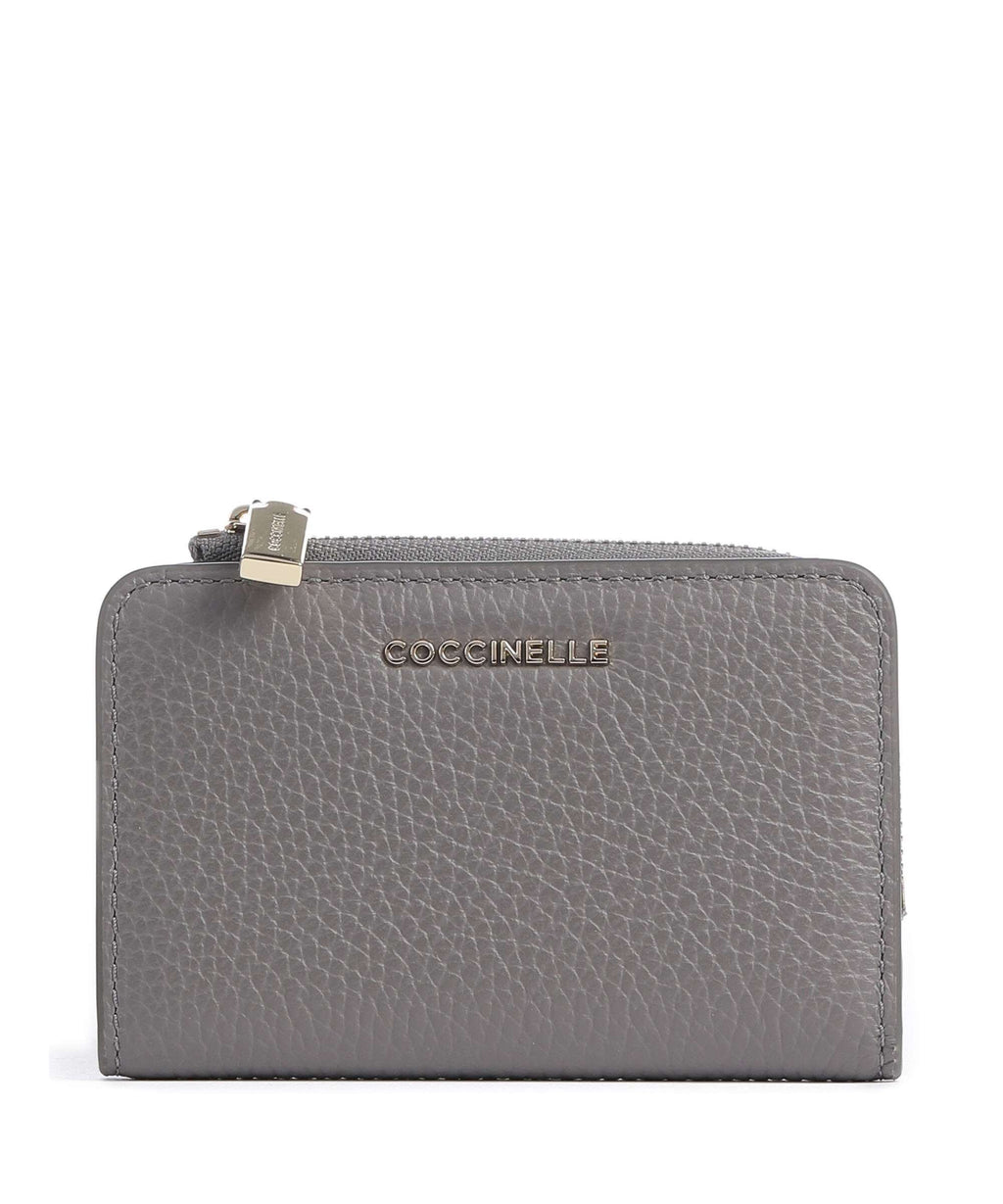Coccinelle Metallic Soft Wallet grafite