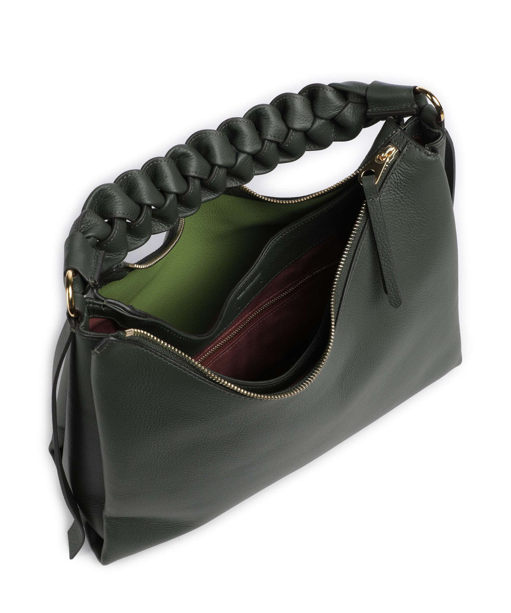 Coccinelle Boheme Grana Double Hobo bag alga/guacamole