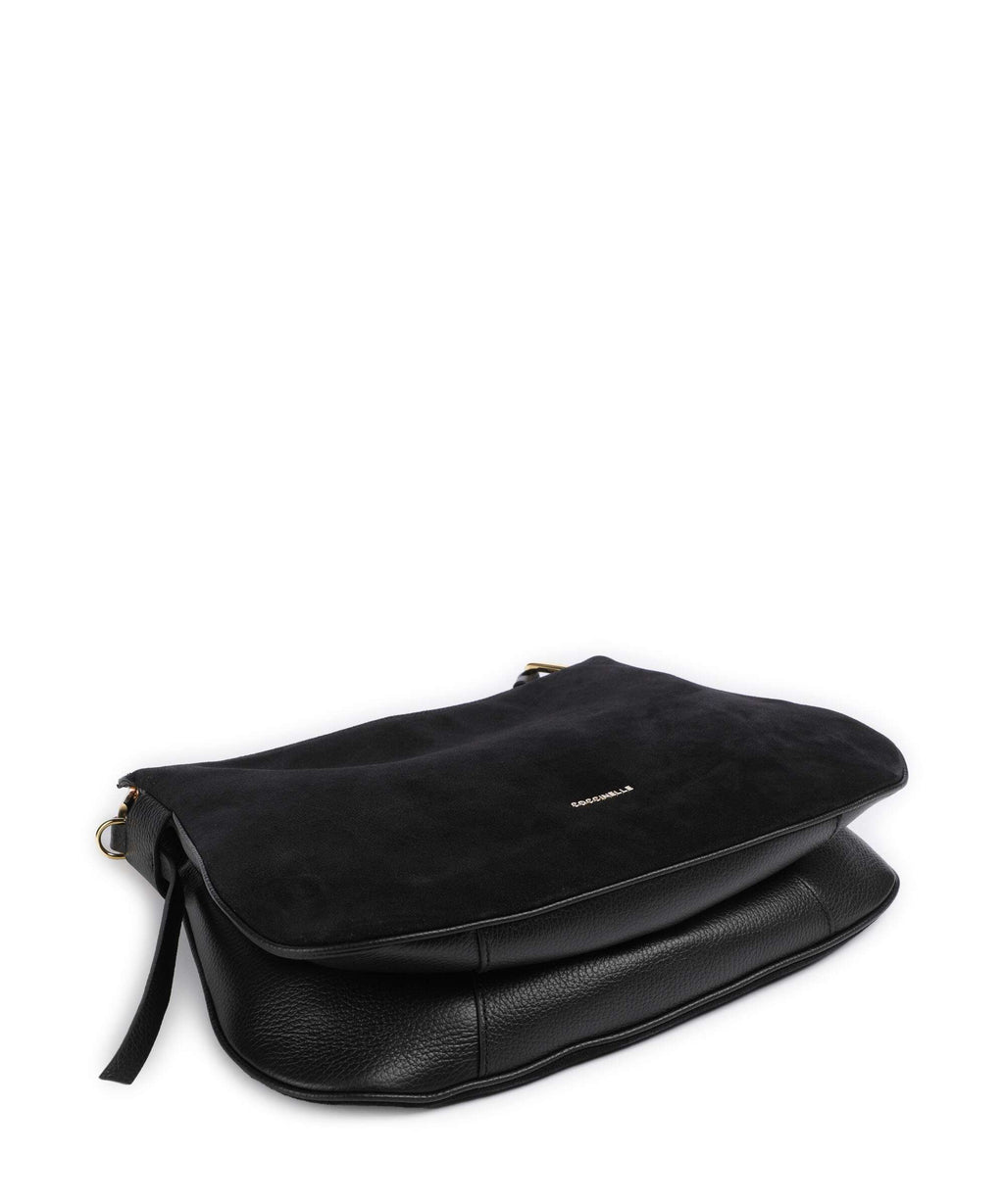 Coccinelle Magie Suede Hobo bag noir