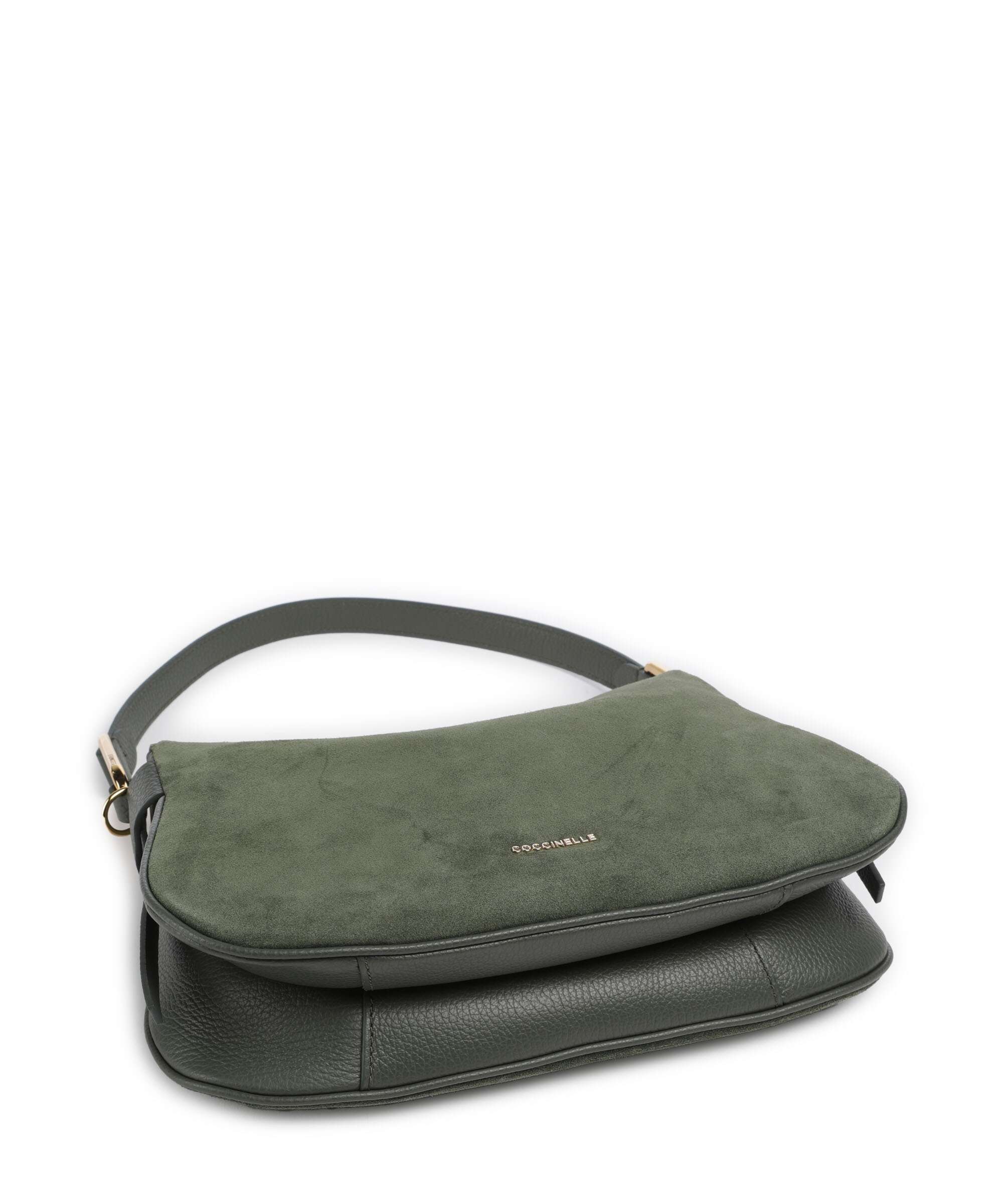Coccinelle Magie Suede Hobo bag alga