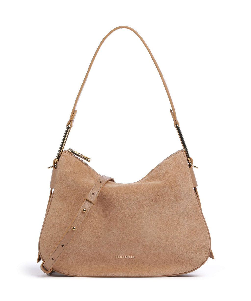 Coccinelle Magie Suede Hobo bag skin