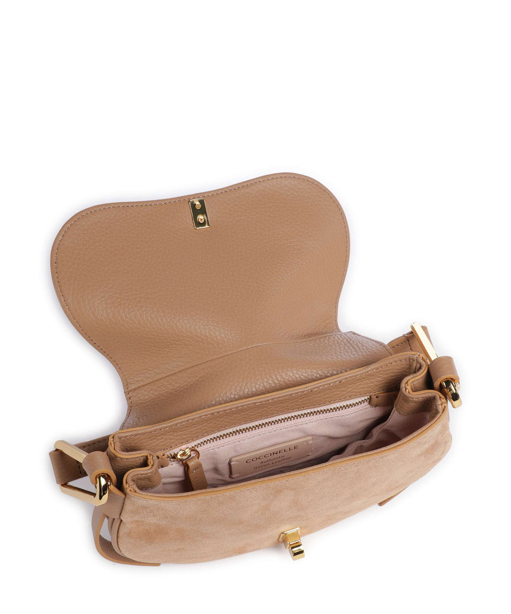 Coccinelle Magie Suede Shoulder bag skin