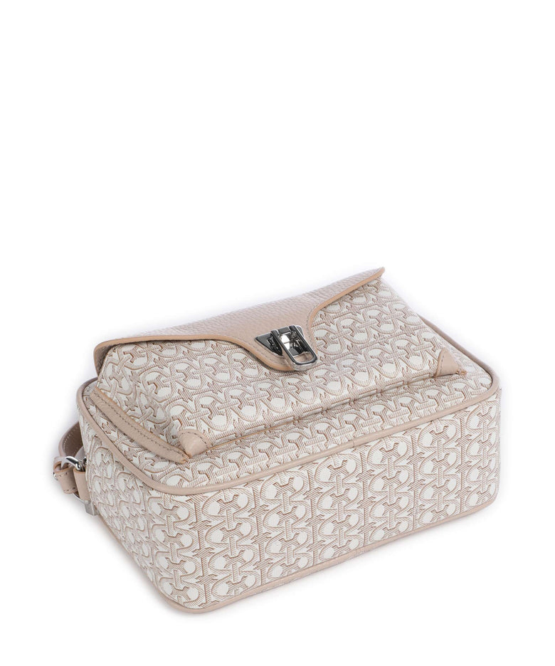 Coccinelle Beat Monogram Crossbody bag multicolour/blanco/rosette