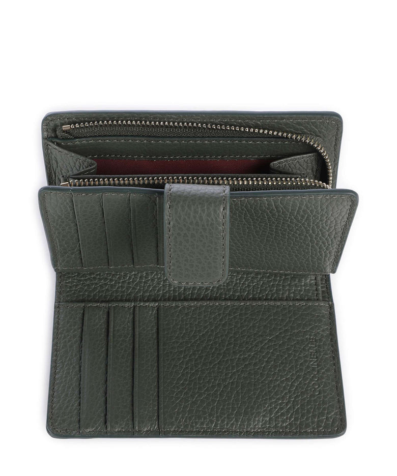 Coccinelle Metallic Soft Wallet alga