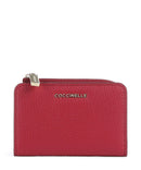 Coccinelle Metallic Soft Wallet sangria